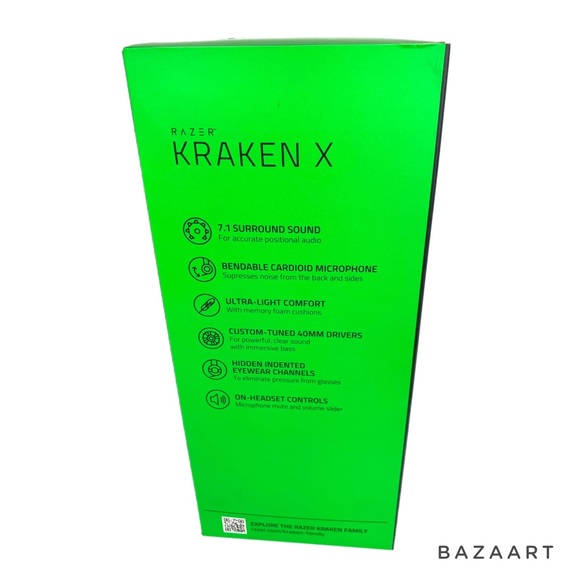 Razer Headphones Razer Kraken X Multiplatform Wired Gaming Headset